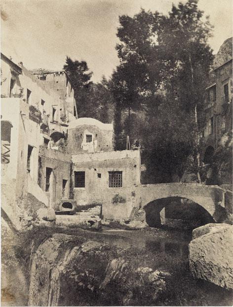 Neapel und der Süden  Firmin-Eugène Le Dien und Gustave Le Gray, Mühlental (Valle dei Molini) bei Amalfi, um 1853/54  © Bayerische Staatsgemäldesammlungen / Sammlung Siegert