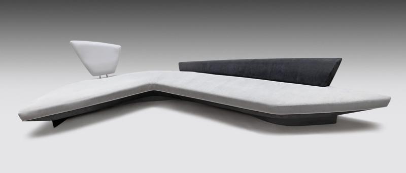 Zaha Hadid "Woush"-Sofa, 1985/86 für Edra, Italien, Höhe 100cm, 210 x 410, € 26.000 – 32.000