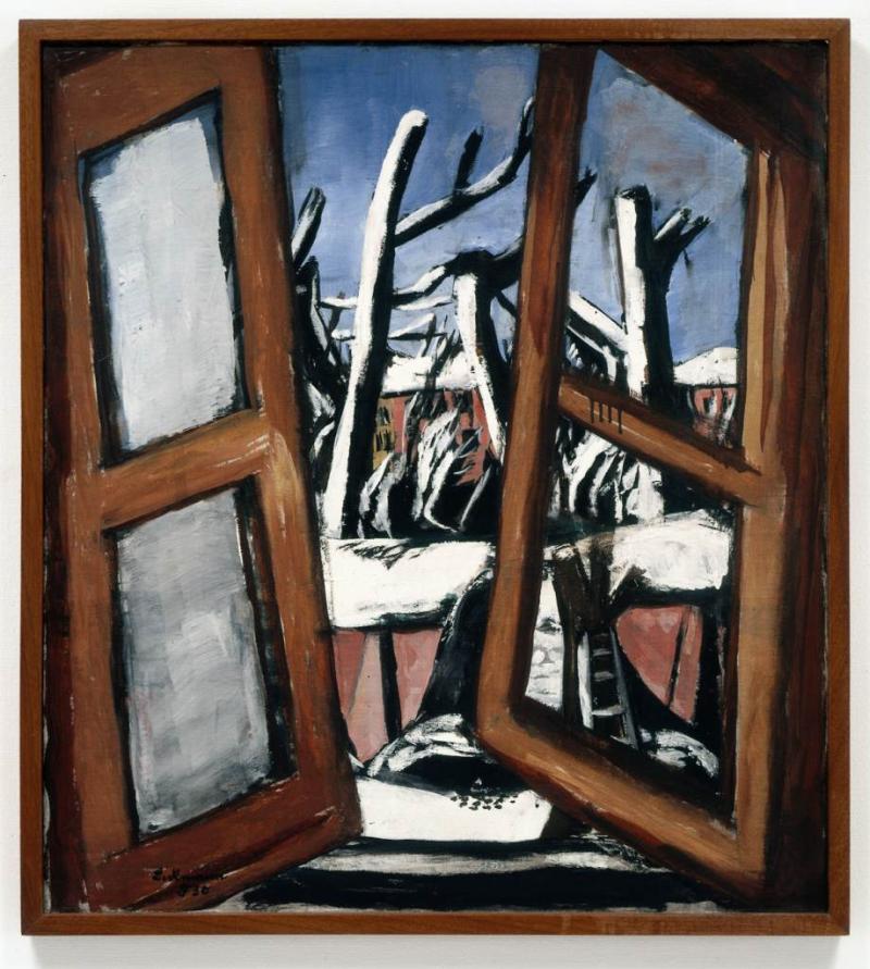 Max Beckmann (1884–1950) Winterlandschaft, 1930 Öl auf Leinwand 84 x 75.5 cm Göpel 333 Collection Van Abbemuseum, Eindhoven, The Netherlands Foto: Peter Cox, Eindhoven, The Netherlands © ProLitteris, Zürich