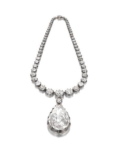 Antique Diamond Pendant Necklace, Courtesy of Siegelson, New York