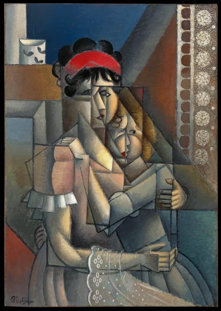 Exhibitor: Jacques de la Béraudière  Jean Metzinger (Nantes 1883-1956 Paris) La femme à la fenêtre, Maternité Oil on canvas, 91.5 x 64.8 cm  Signed lower left 'J. Metzinger'  Circa 1911