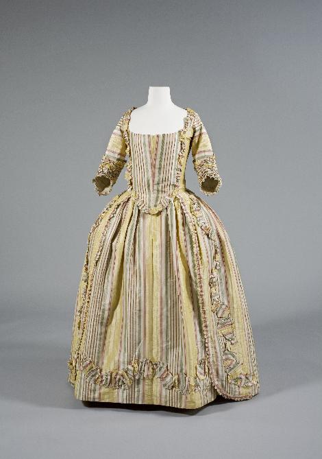 Robe à l’anglaise, um 1770 © Staatliche Museen zu Berlin, Foto: Hans-Joachim Bartsch