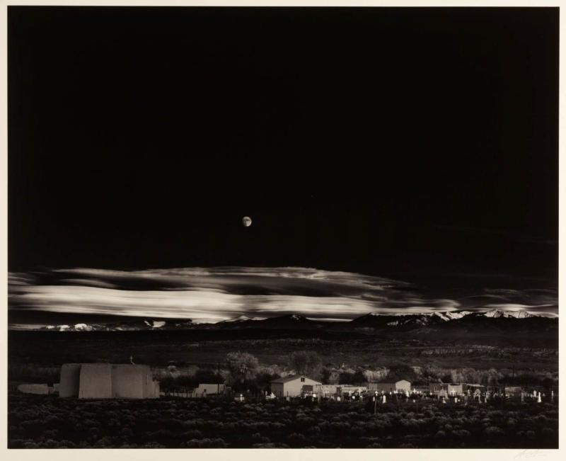 Ansel Adams (1902–1984) ›Moonrise, Hernandez, New Mexico‹, © WestLicht Photographica Auction