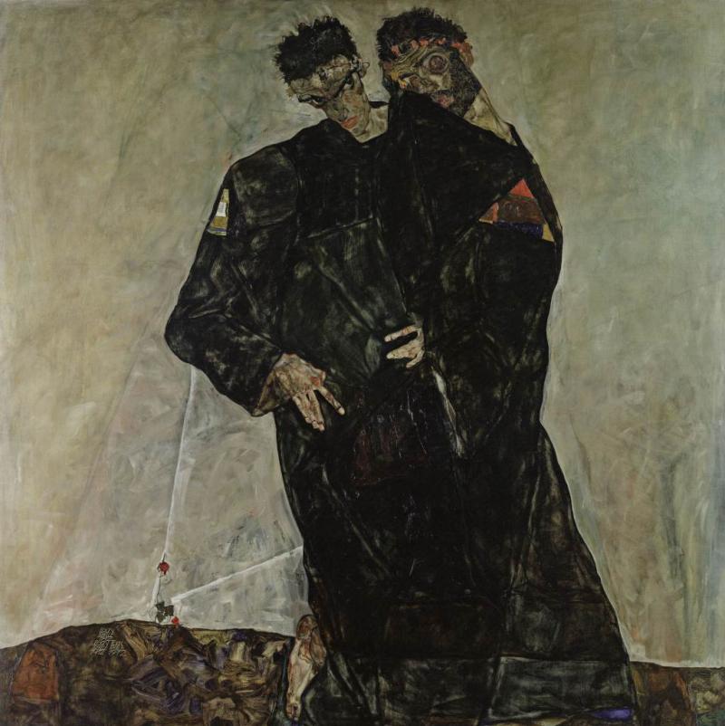 Egon Schiele, "Die Eremiten", 1912 © Leopold Museum, Wien, Inv. 466