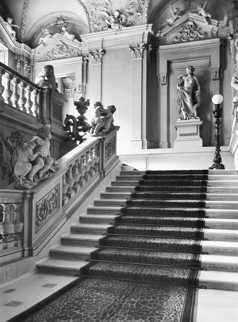 Stadtpalais Treppenhaus historisch © LIECHTENSTEIN. The Princely Collections, Vaduz-Vienna