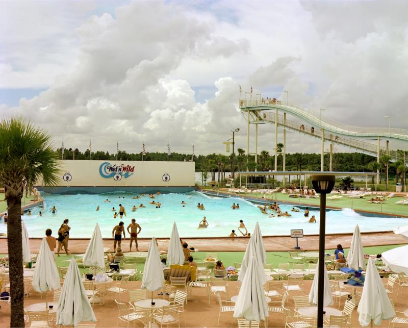 Joel Sternfeld  Wet 'n Wild Aquatic Theme Park, Orlando, Florida, September 1980 © Courtesy of the artist and Luhring Augustine, New York, 2012