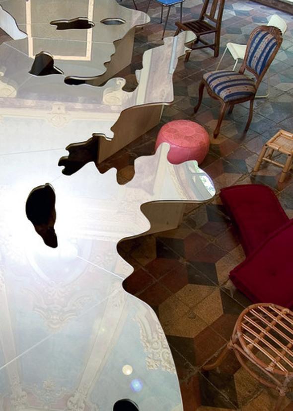 Michelangelo Pistoletto, Love Difference Table (Detail), 2003-2012, Courtesy Love Difference – Artistic Movement for an InterMediterranean Politic