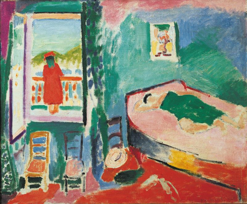 Henri Matisse, Intérieur à Collioure (La Sieste), 1905 Öl auf Leinwand, 60 x 73 cm Sammlung Werner und Gabrielle Merzbacher © Succession Henri Matisse / 2012 ProLitteris, Zürich