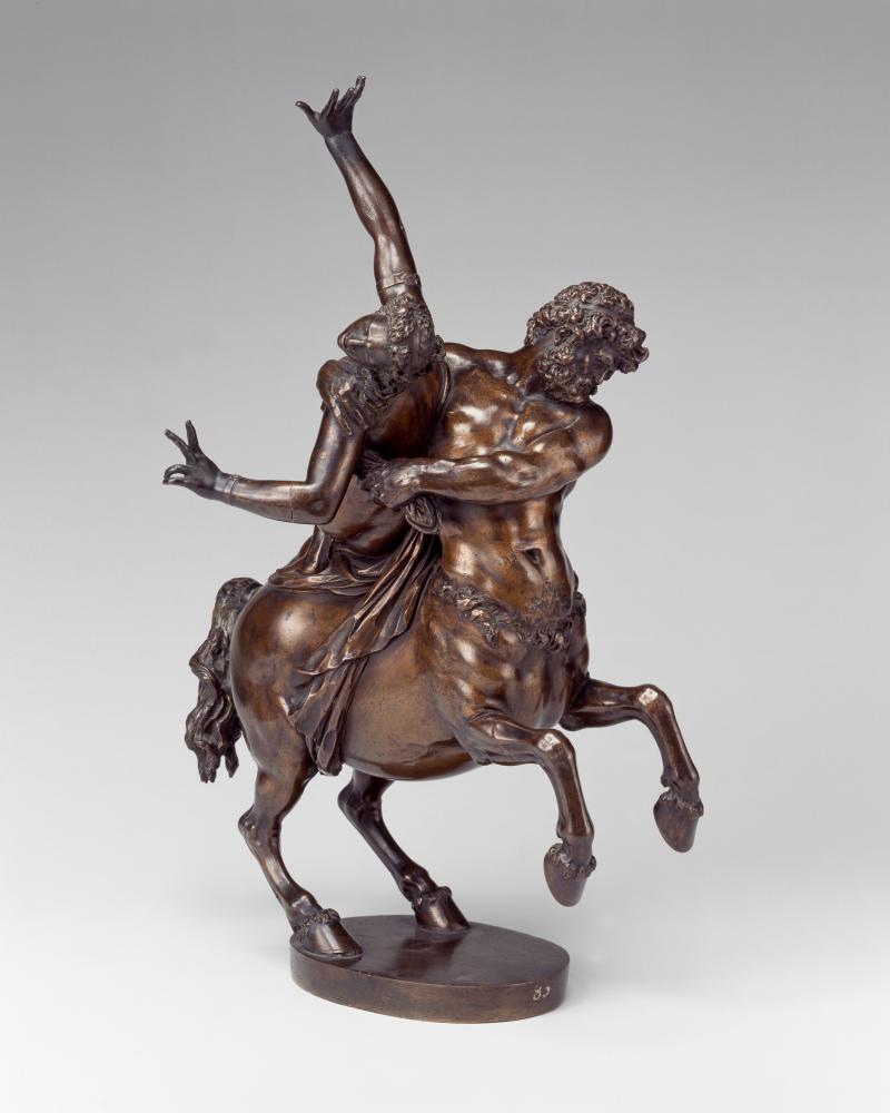 Nessus und Deianira (4.0 MB) Giambologna, um 1586 Bronze, H. 42,2 cm, B. 29,2 cm © Staatliche Kunstsammlungen Dresden