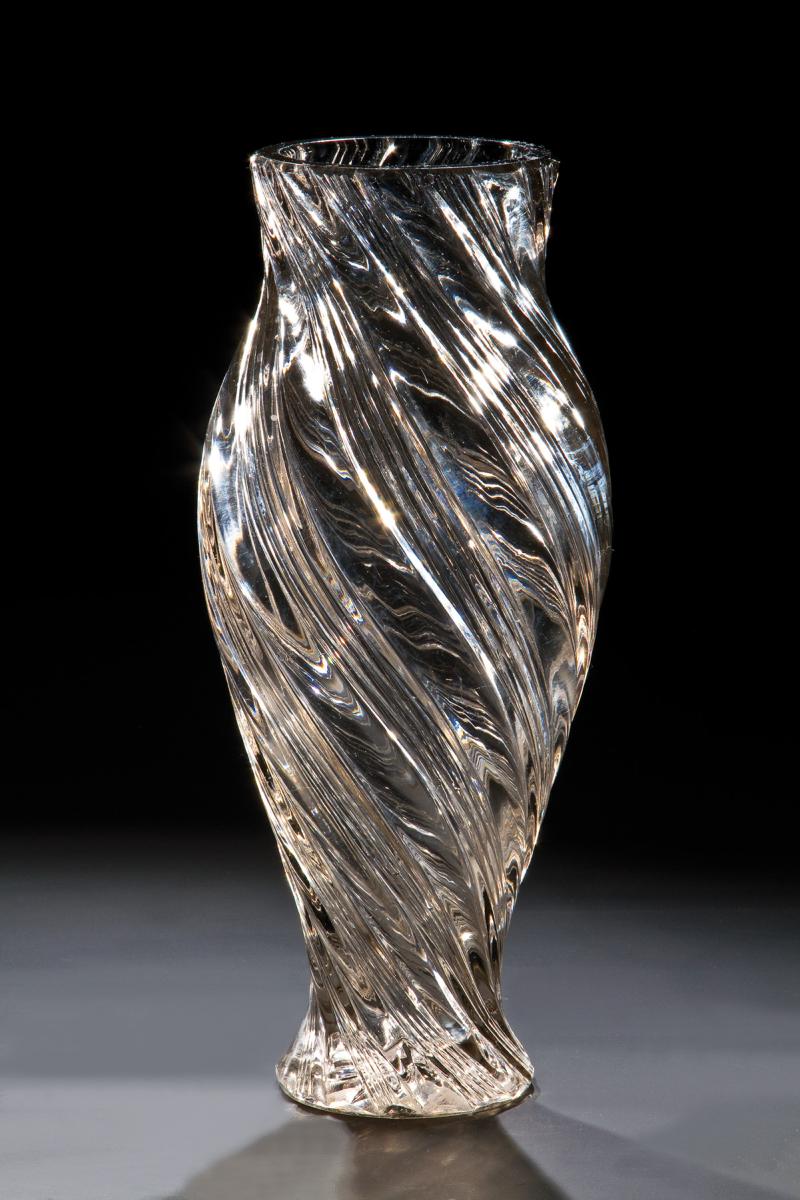 Bedeutende Vase, St. Petersburg, Kaiserliche Glasfabrik, Periode Nikolaus II., datiert 1896, Taxe 700-800 € (7319-11)