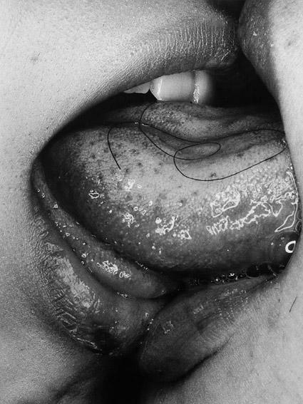 NOBUYOSHI ARAKI Tongue From the series: Erotos Japan, 1993 Gelatin silver print, printed later 39,5 x 29,5 cm Verso: signed in pencil © Nobuyoshi Araki / WestLicht, Vienna