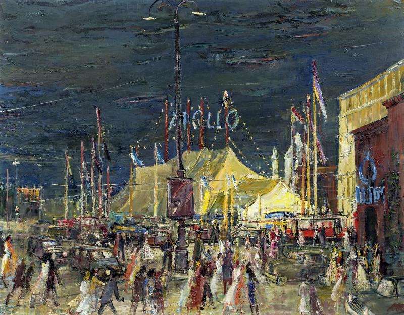 Otto Rudolf Schatz, Der Apollo Zirkus im Jahre 1956 direkt vor der Karlskirche, ther in ihrem Familien150.000-300.000 Euro