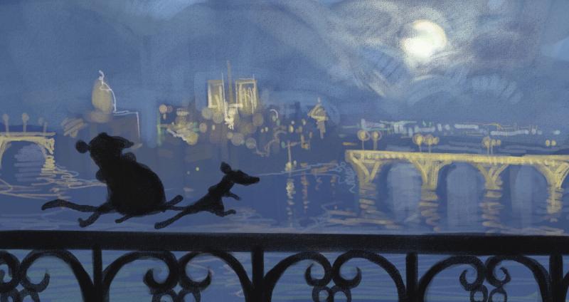 Robert Kondo Emile and Remy, Ratatouille, 2007 Digital painting © 2012 Disney Enterprises, Inc./Pixar.