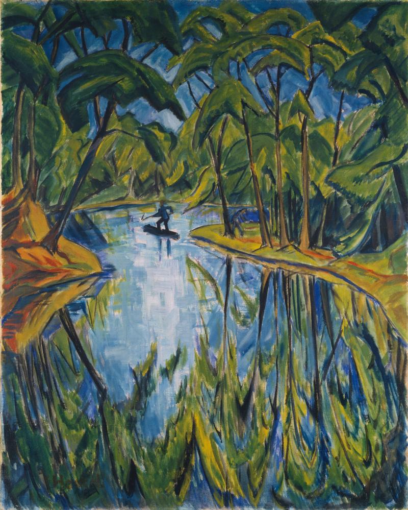 Erich Heckel, Parksee, 1914 Franz Marc Museum, Kochel a. See Privatbesitz