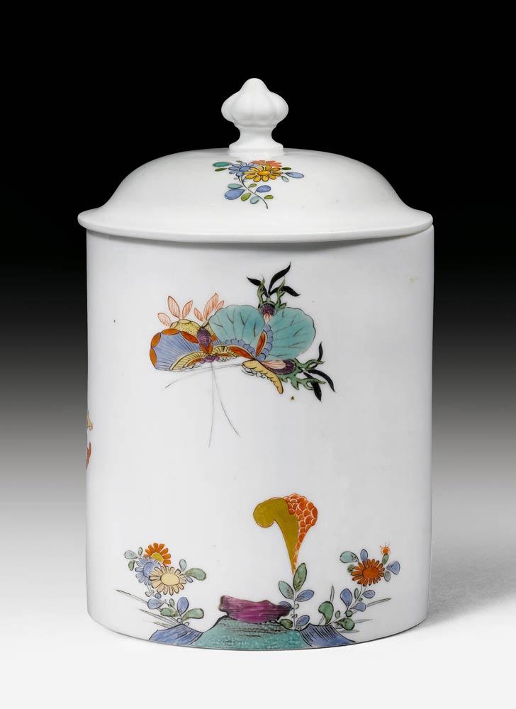 A164 / 1781 KAKIEMON-TABAKTOPF, Meissen, um 1730.  CHF 4 000 / 6 000