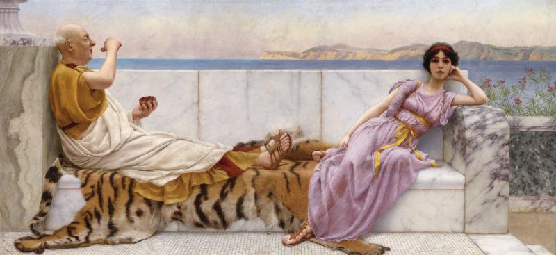 John William Godward (1861 - 1922) Eighty and Eighteen, 1888, Auktion 16. April 2013, Schätzwert € 100.000 - 180.000 Fotonachweis: Dorotheum