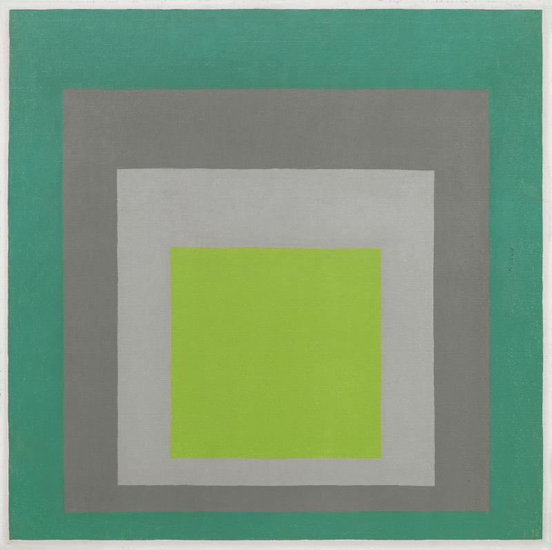 osef Albers (1888 - 1976) Homage to the Square "Spring In", 1962, Auktion 16. Mai 2013, Schätzwert € 160.000 - 220.000