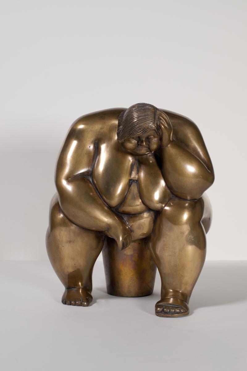 Erna Frank, Die Wienerin oder Substandard, 1979 Bronze | bronze, 32 x 27 x 30 cm