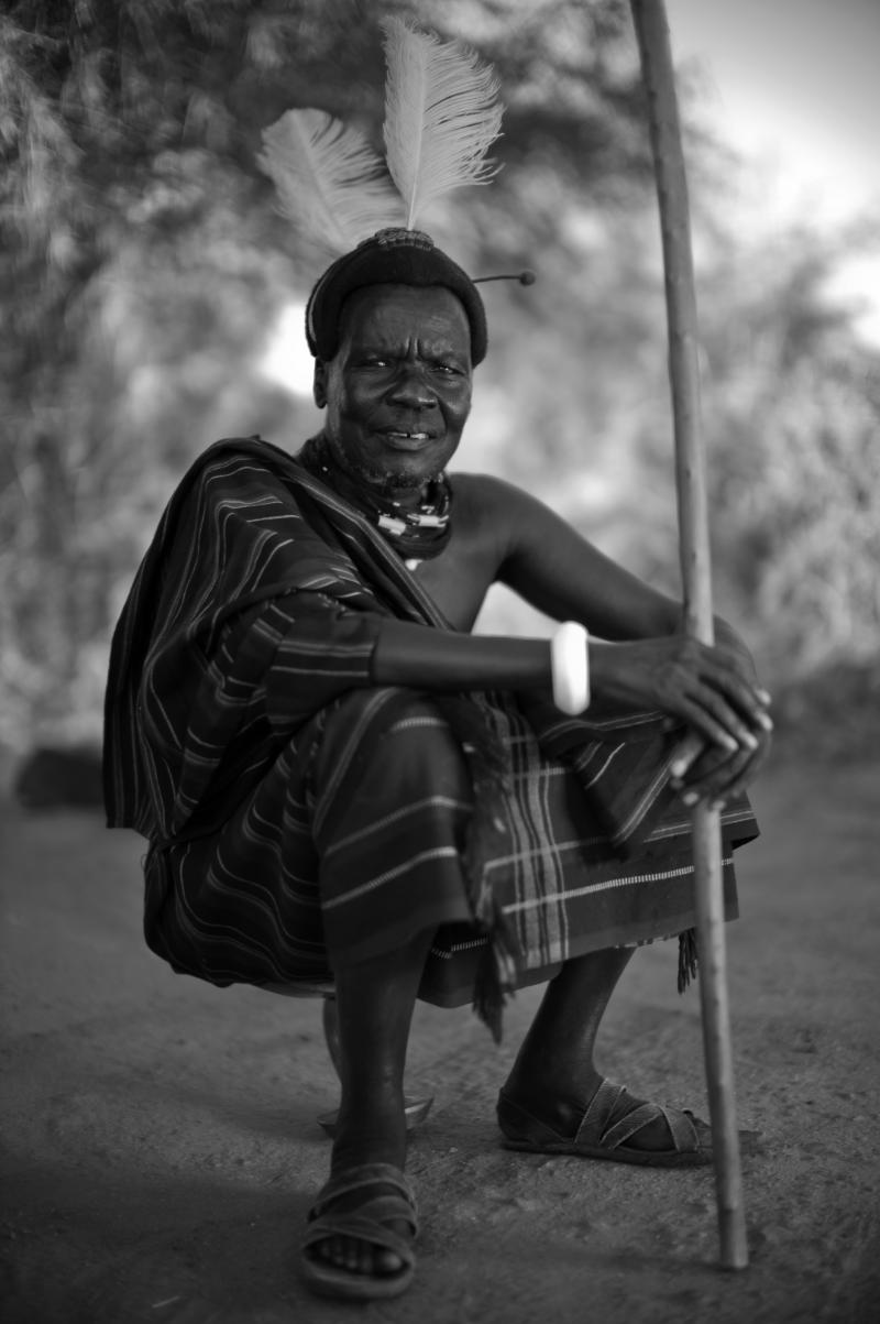 Alfred Weidinger: Achuka Lokochil Paul, Jie Clan Ältester, Kotido District, Karamoja, Uganda