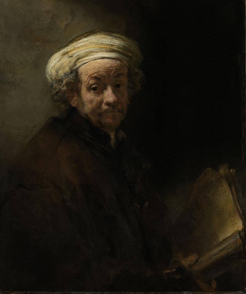 Rembrandt van Rijn, Self-portrait as the Apostle Paul, 1661. Collection Rijksmuseum