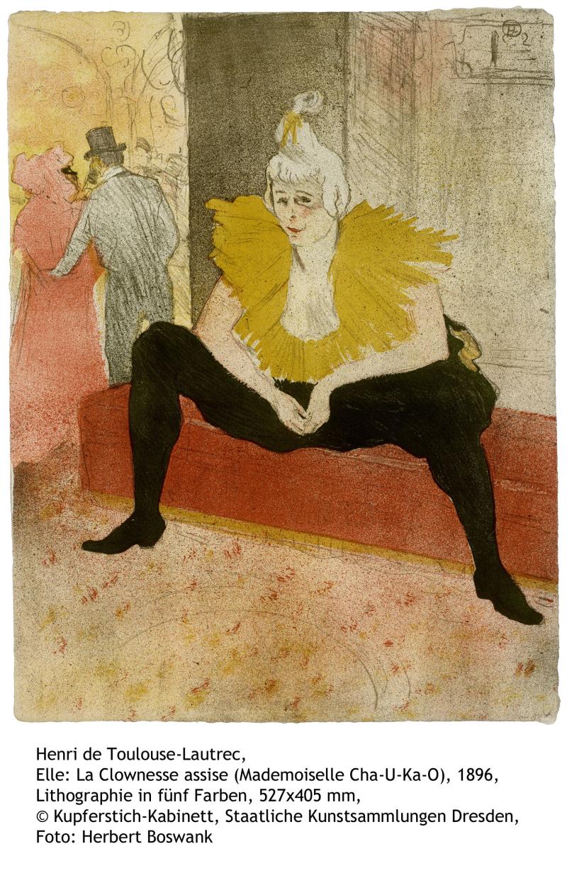 Henri de Toulouse- Lautrec, Elle: La Clownesse assise, (c) skd, Foto: Herbert Boswank