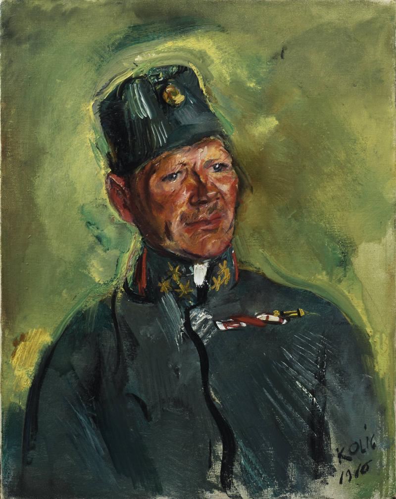 Anton Kolig, Hauptmann Boleslavski, 1916 © Leopold Museum, Wien, Inv. 171 © Bildrecht, Wien, 2013