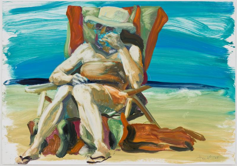 Eric Fischl Untitled, 2008  Öl auf beschichtetem Papier   © Courtesy des Künstlers und Jablonka Galerie, Köln