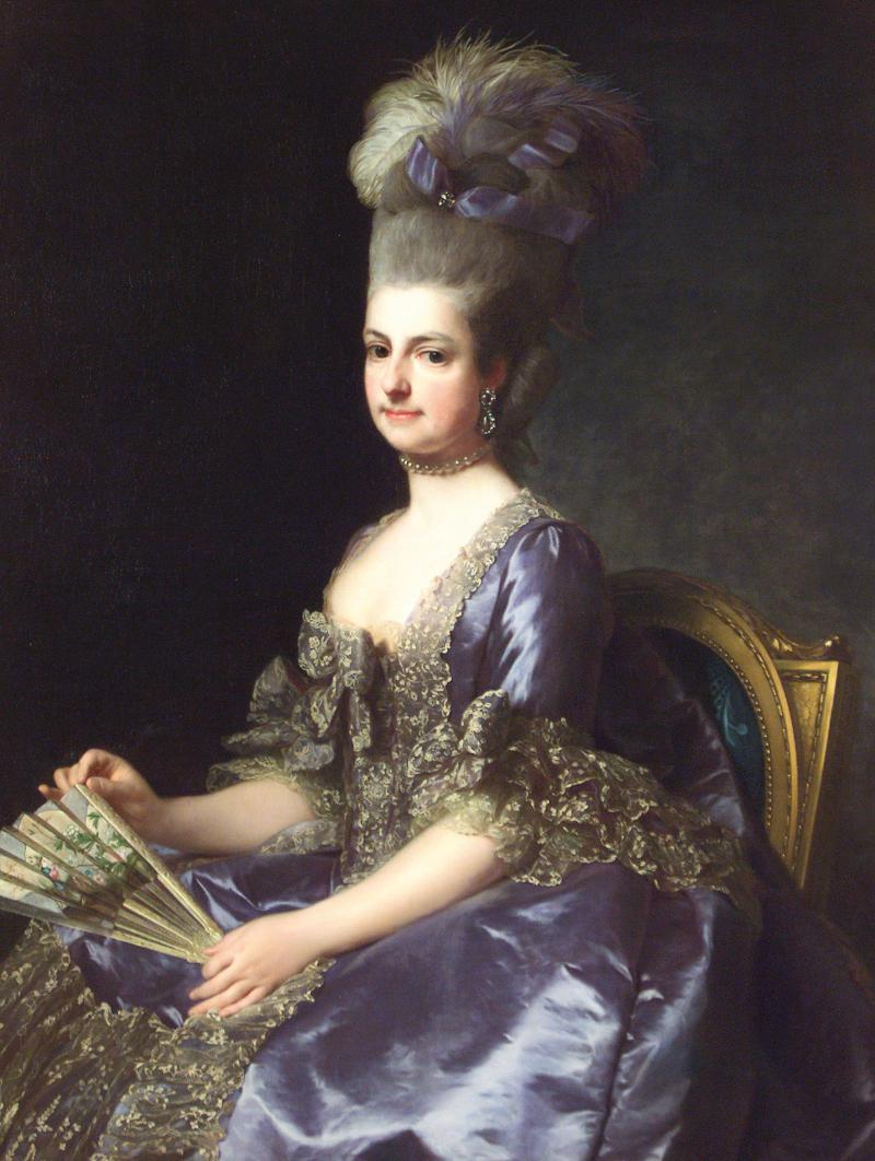 Alexandre Roslin Erzherzogin Marie Christine, 1778 Albertina, Wien (Dauerleihgabe der Oesterreichischen Nationalbank)