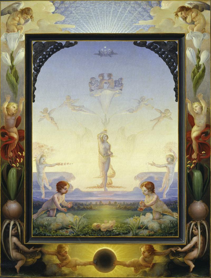 Philipp Otto Runge (1777-1810) Der Kleine Morgen, 1808 Öl auf Leinwand, 109 x 85,5 cm © Hamburger Kunsthalle/bpk Photo: Elke Walford