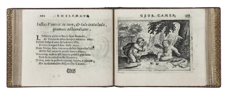 Liebes-Embleme - Camerarius, Giorgius. Emblemata amatoria(Asher Rare Books 12.500 CHF)