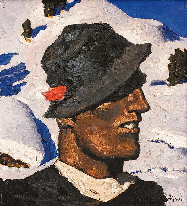 WALDE, Alfons ca 1930 Tiroler Hozknecht, 39 x 36 cm  € 50.000 - 100.000