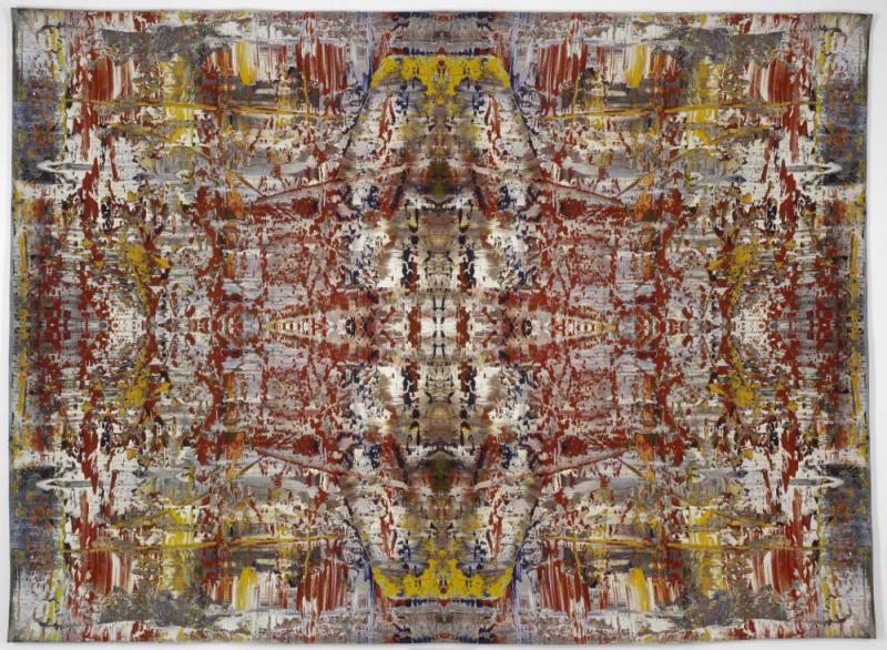 Gerhard Richter, Yusuf, 2009, Gewebter Jacquard-Wandteppich, 276 x 378 cm, Privatsammlung, © Gerhard Richter 2014