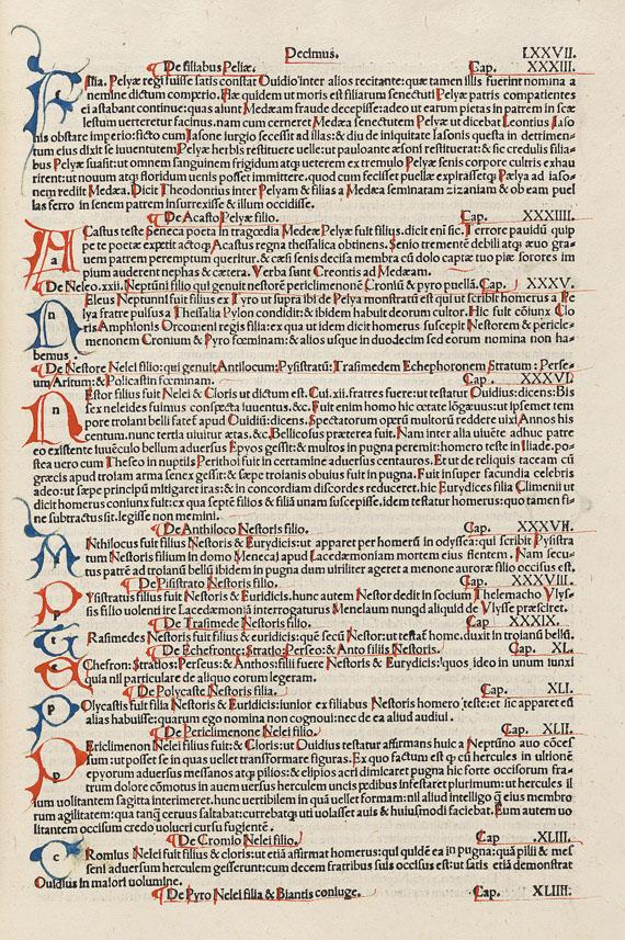 Lot: 605   Boccaccio, G.  Genealogie. 1497  Schätzpreis: 12.000 EUR / 16.680 $