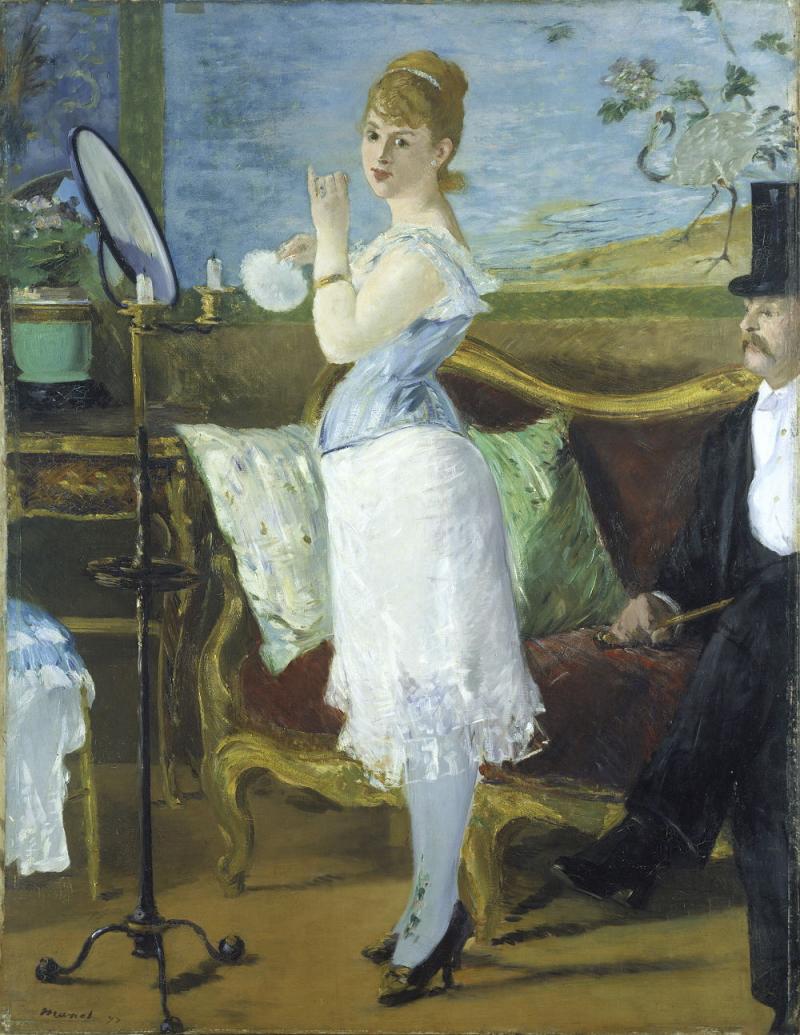 Édouard Manet (1832–1883) Nana, 1877 Öl auf Leinwand, 154 x 115 cm © Hamburger Kunsthalle/bpk Photo: Elke Walford