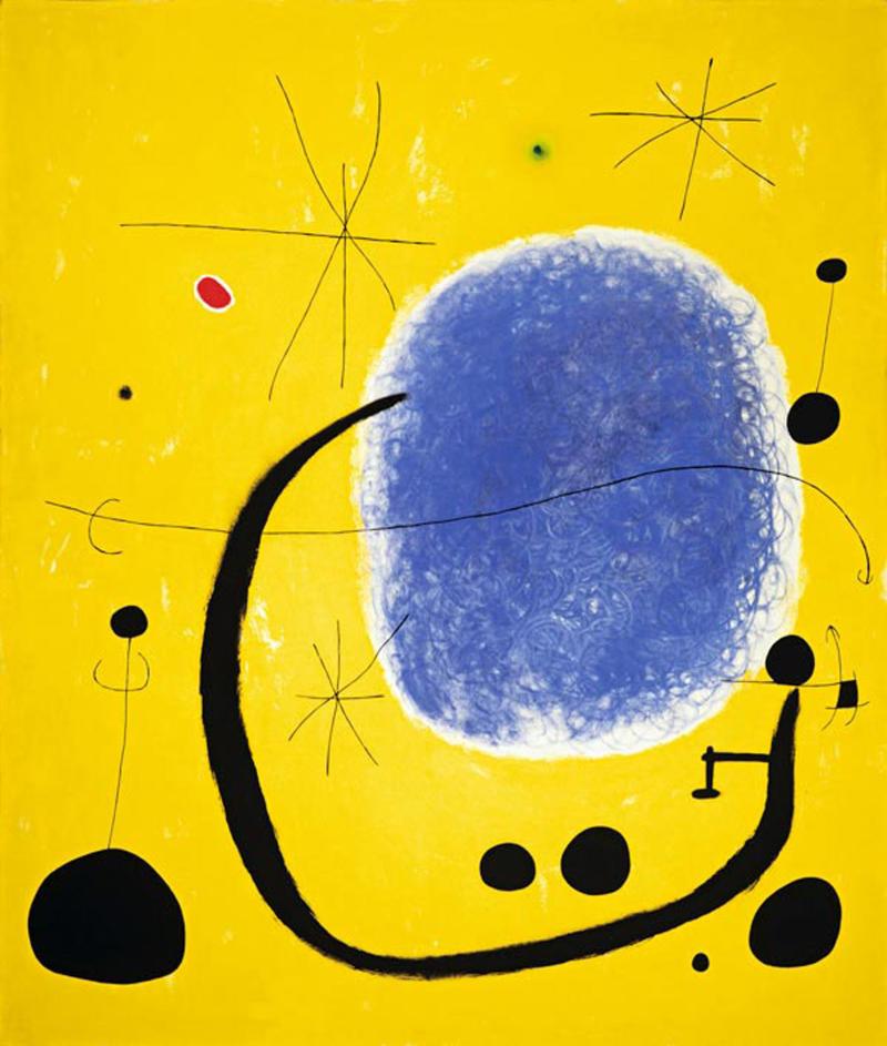 Joan Miró Das Gold des Azurs, 1967 Fundació Joan Miró, Barcelona © Successió Mirò 2014/Bildrecht, Wien, 2014