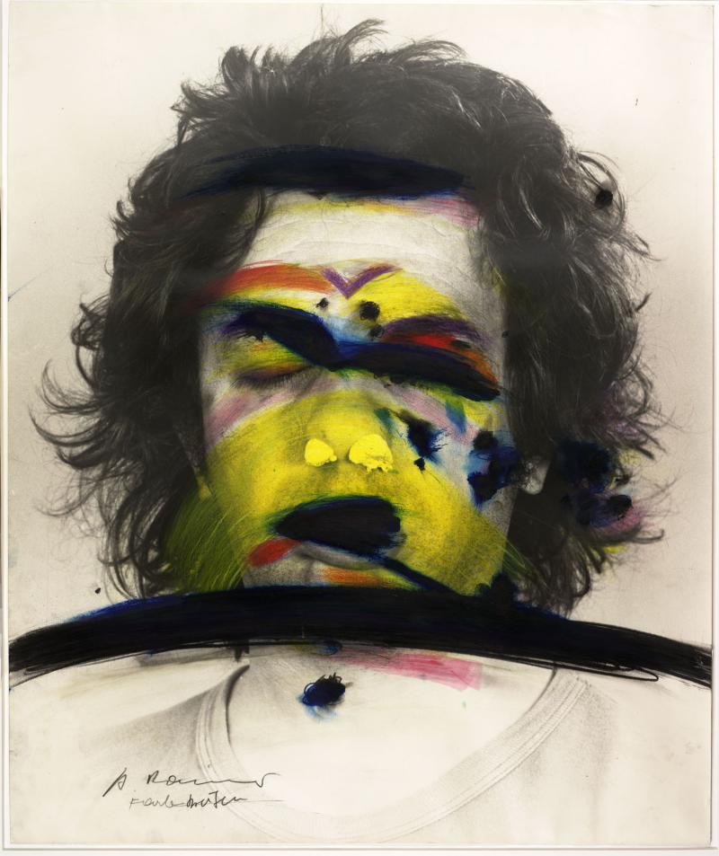 Arnulf Rainer Face Farces: Farbstreifen, 1972 Albertina, Wien