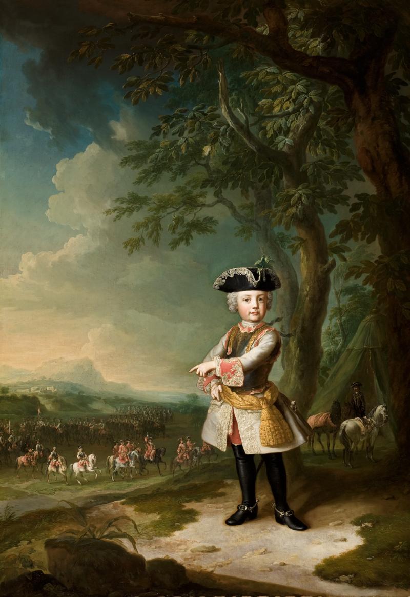 Martin van Meytens d. J., Erzherzog Peter Leopold, um 1753 Öl auf Leinwand 220 x 158 cm © Schloss Eggenberg, Graz