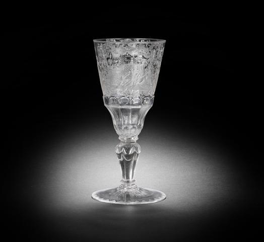 Los 22* A Silesian engraved goblet attributed to Samuel Mattern, Hermsdorf, circa 1730 €8,900 - 11,000