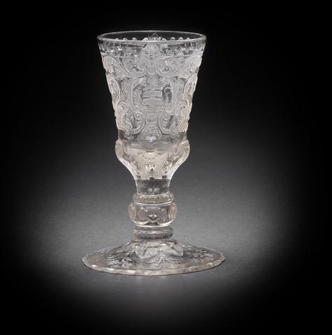 Los 7* A fine Silesian engraved Hochschnitt goblet by Friedrich Winter, Hermsdorf, circa 1700  €38,000 - 51,000