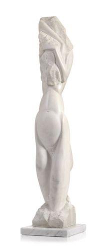 Peter Makolies, Ohne Titel (Torso). 1989. H. 90,5 cm (ohne Plinthe), B. 14,3 cm, T. 15 cm. 3600 €