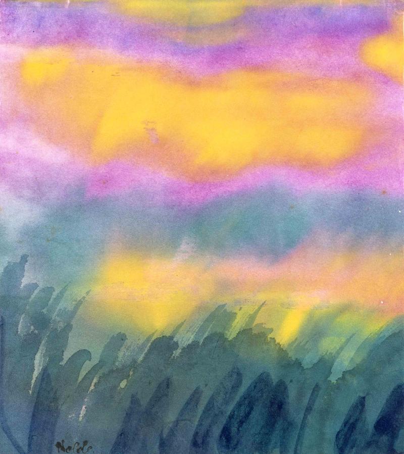 Nolde, Emil. 1867 Nolde bei Tondern - 1956 Seebüll. Wolkenhimmel. Limit: 15.000,- EUR