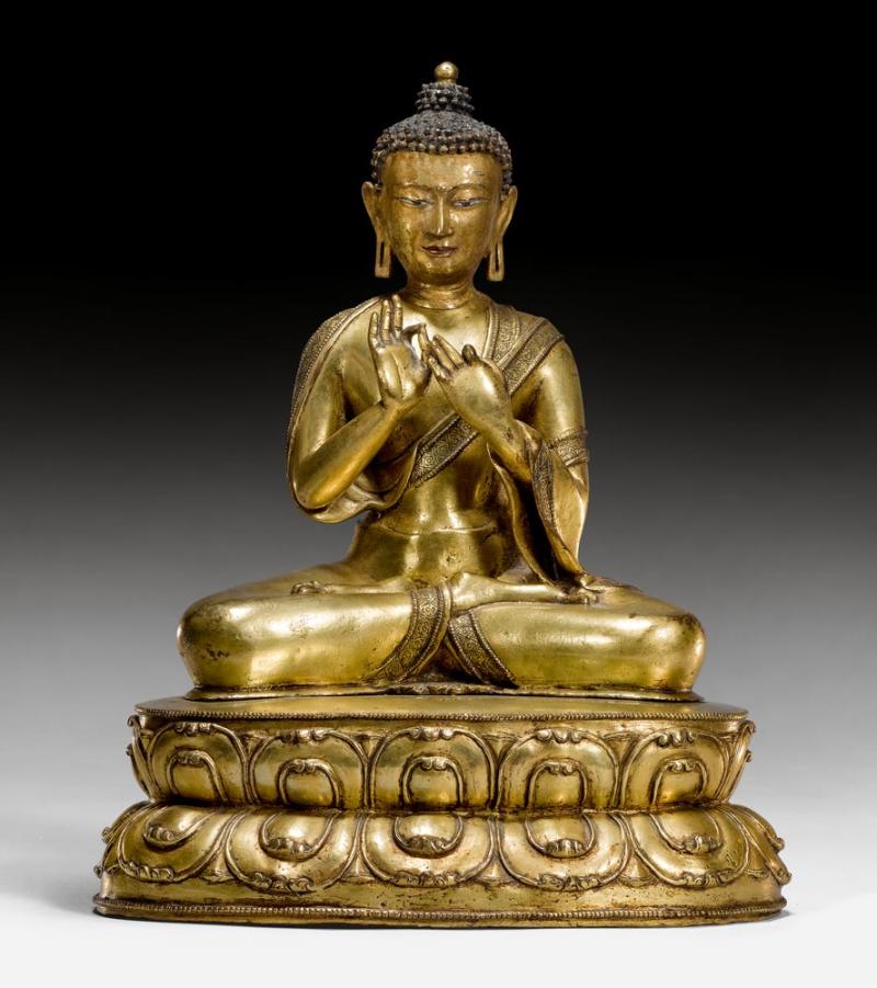 BUDDHA DIPANKARA, Tibet, 17. Jh. Verkauft für CHF 180 400