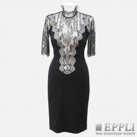 DOLCE&GABBANA extravagantes Abendkleid, schwarz, Gr. 36, mit Halbärmeln und raffiniertem Décolleté aus feinster Chantilly-Spitze, - , Aufrufpreis: 720,00 €