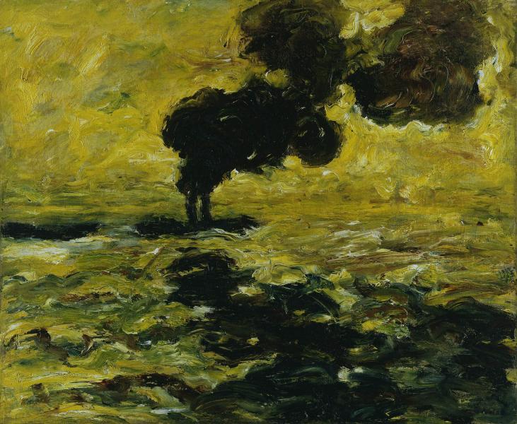 Emil Nolde (1867–1956) Schlepper auf der Elbe, 1910 Öl auf Leinwand, 71 x 89 cm Sammlung Rauert in der Hamburger Kunsthalle © Hamburger Kunsthalle / bpk Photo: Elke Walford