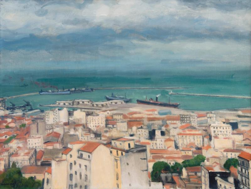 Albert Marquet (1875 - 1947) Alger, la ville vue des hauteurs Oil on canvas 80 x 81 cm Signed on lower left