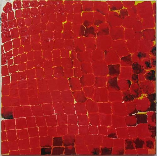 Giuliano Collina Tovaglia rossa, 2013 Lack auf Leinwand, 50 x 50 cm Ref. 65