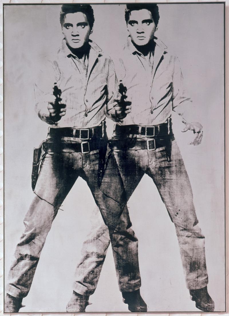 Andy Warhol Two Elvis, 1963 Siebdruck auf Leinwand / Screenprint on canvas 206 × 148 cm Museum Ludwig, Köln/Cologne (Schenkung Ludwig / donation from the Ludwig Collection) seit / since 1976