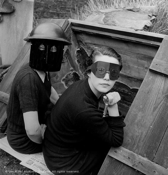 Lee Miller Fire Masks, London, England, 1941 © Lee Miller Archives, England 2014. All rights reserved.