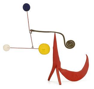 Alexander Calder, „Bushy-tailed red“, 1966, Foto: Galerie von Vertes © Bildrecht, Wien, 2015