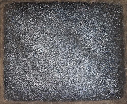 Mark Tobey  Ohne Titel, 1954 Tempera auf Papier 41,7 x 51 cm  Ref. U. 779